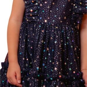 Three Hearts Navy Starry Dress size M Excellent condition L105